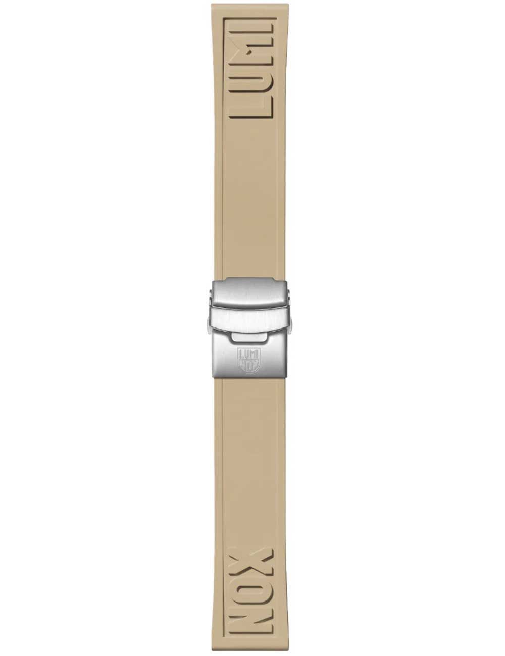 Luminox Uhrenarmband Luminox FP2406.70Q Kautschuk Armband [24 mm] beige