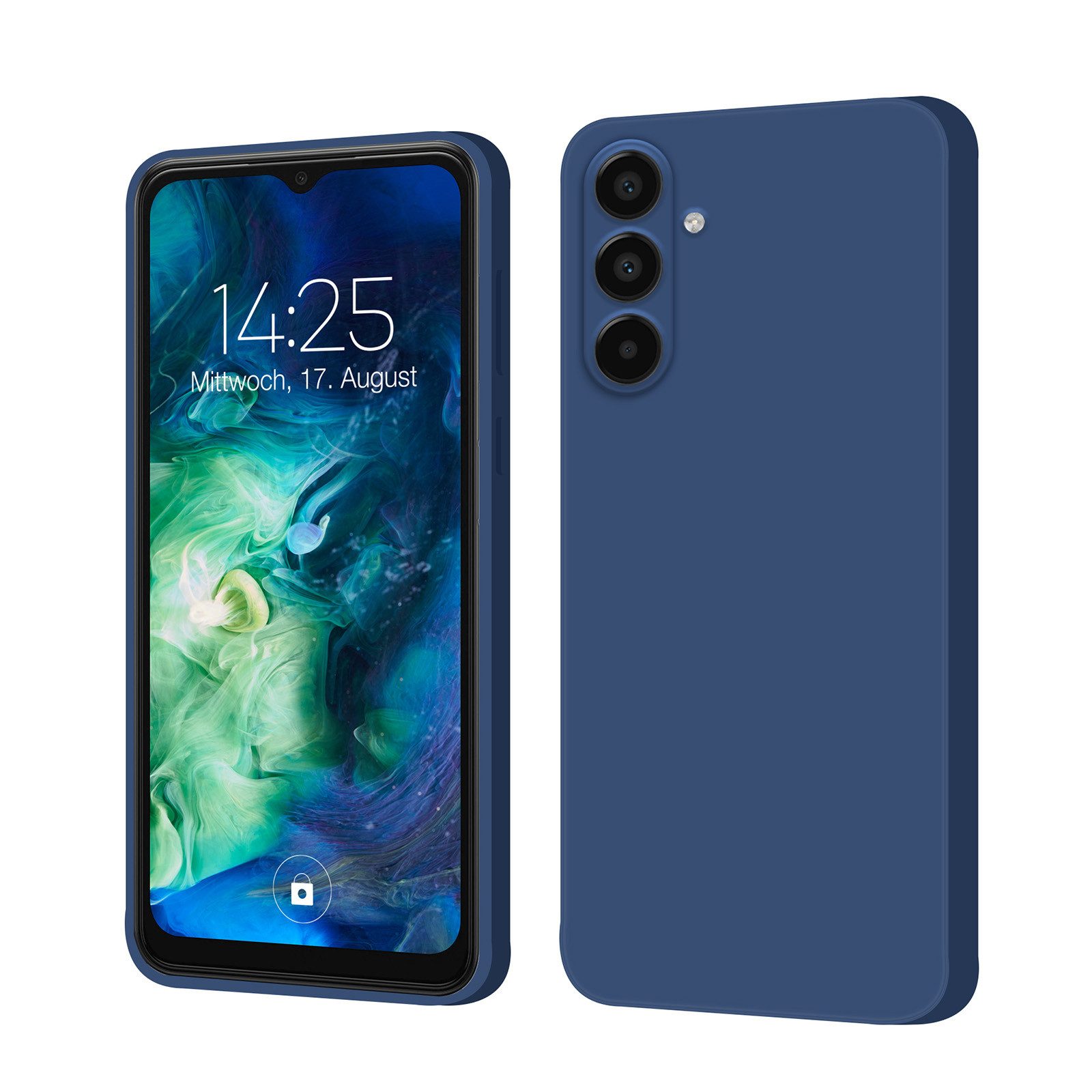 Tec-Expert Handyhülle SoftGrip Cover Hülle für Samsung Galaxy A55 5G, Handy Case Bumper integrierter Kameraschutz flexibel