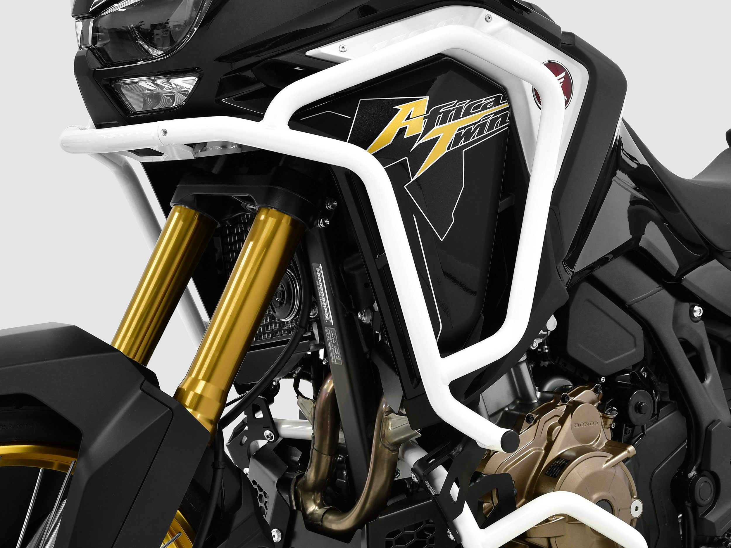 Motor-Schutzhülle Sturzbügel für Honda CRF 1100 L Africa Twin Adventure Sports weiß