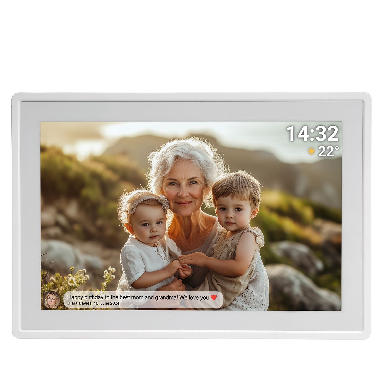 Denver Frameo PFF-1021 Digitaler Рамки (25.7 cm/10.1 ", 800 x 1280 px Pixel, 16 GB)