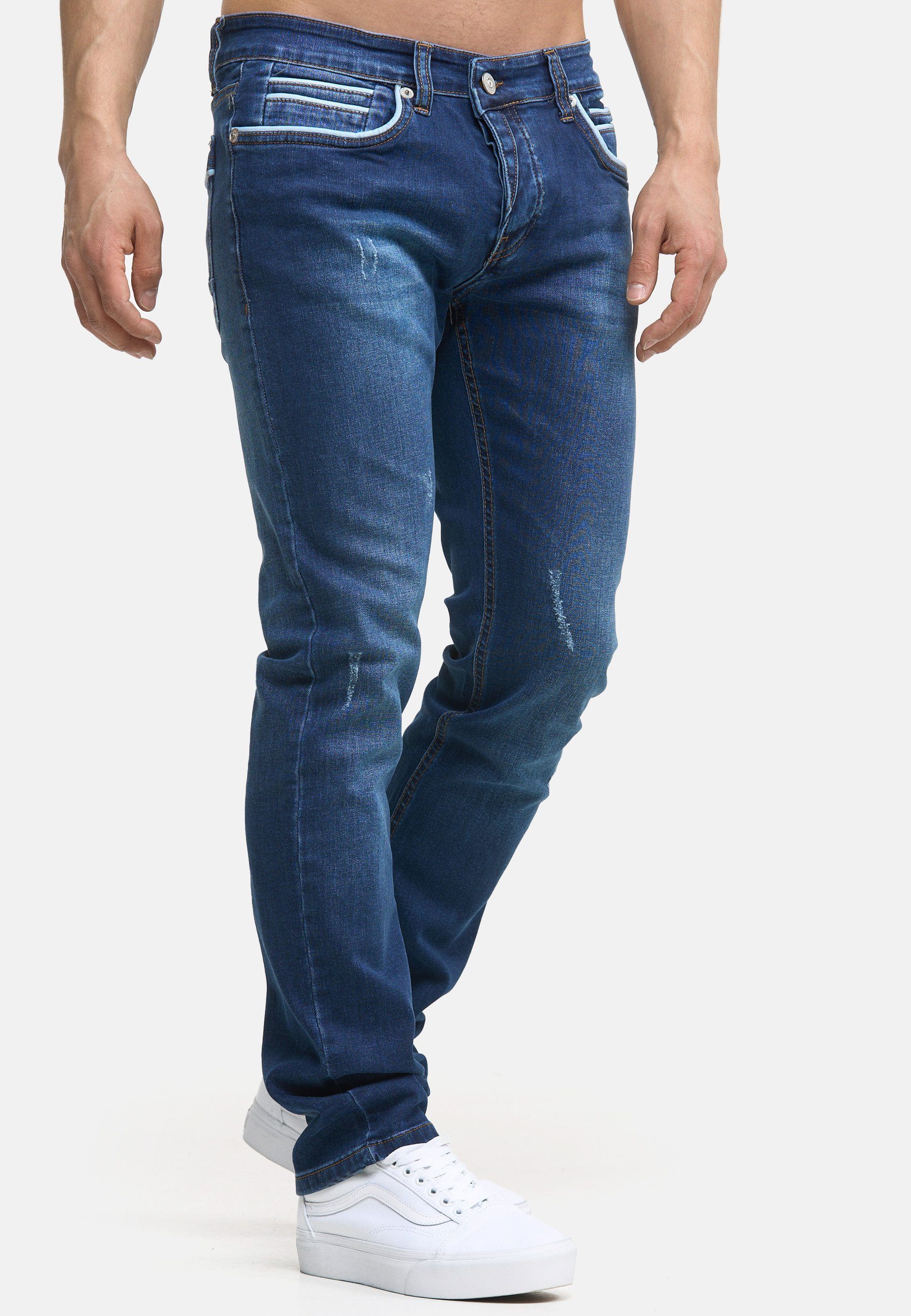 Code47 Regular-fit-Jeans Code47 Herren Jeans 3450 Modell Blue
