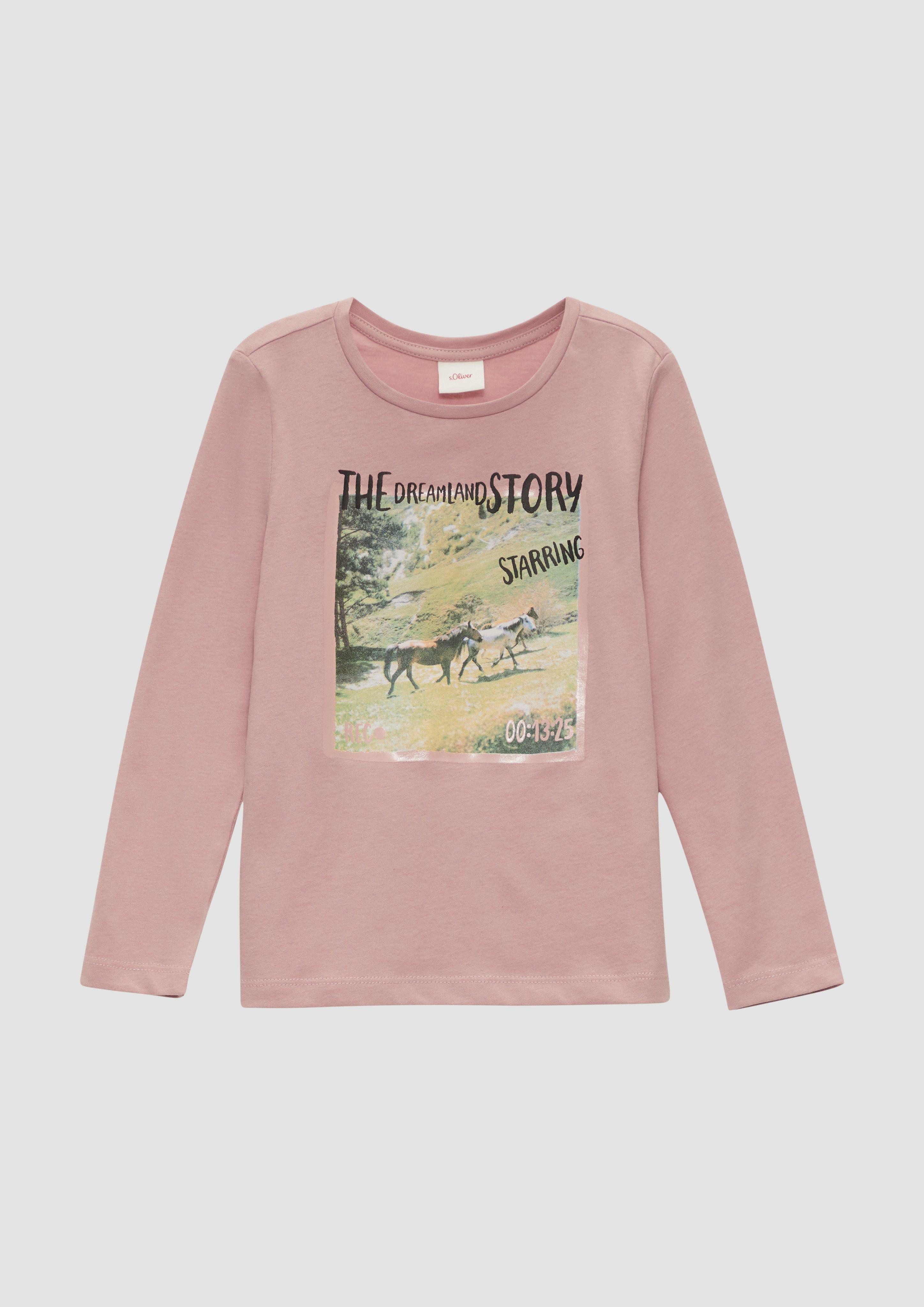 Langarmshirt Langarmshirt mit Fotoprint