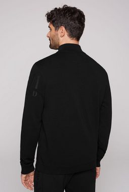 CAMP DAVID Sweater mit Zipper am Stehkragen
