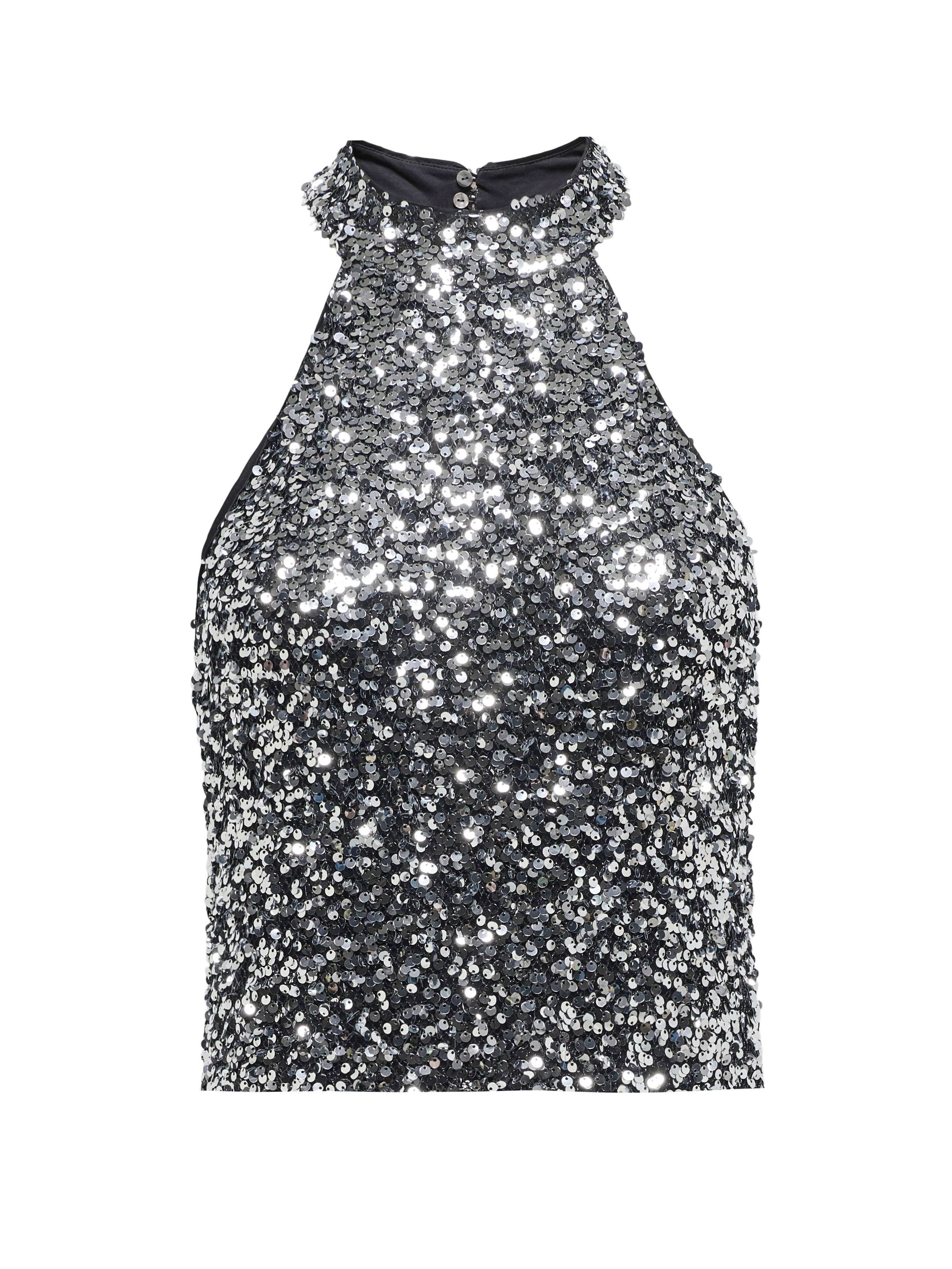 Neckholdertop - Partyoberteil - Neckholder Top - JDYDIANA  - Pailletten Top