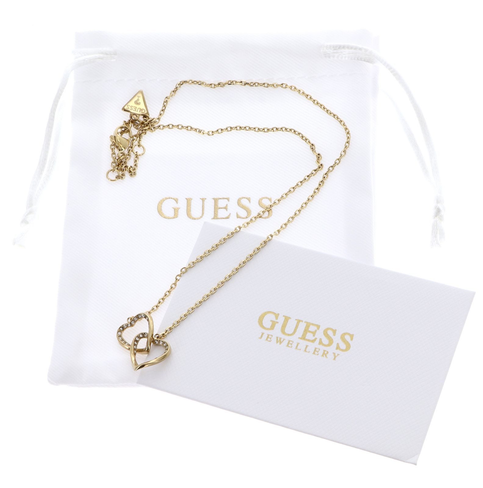 Guess Herzkette Two Hearts Necklace