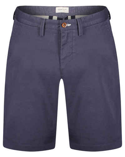 Gant Shorts Herren Shorts aus Twill Relaxed Fit (1-tlg)