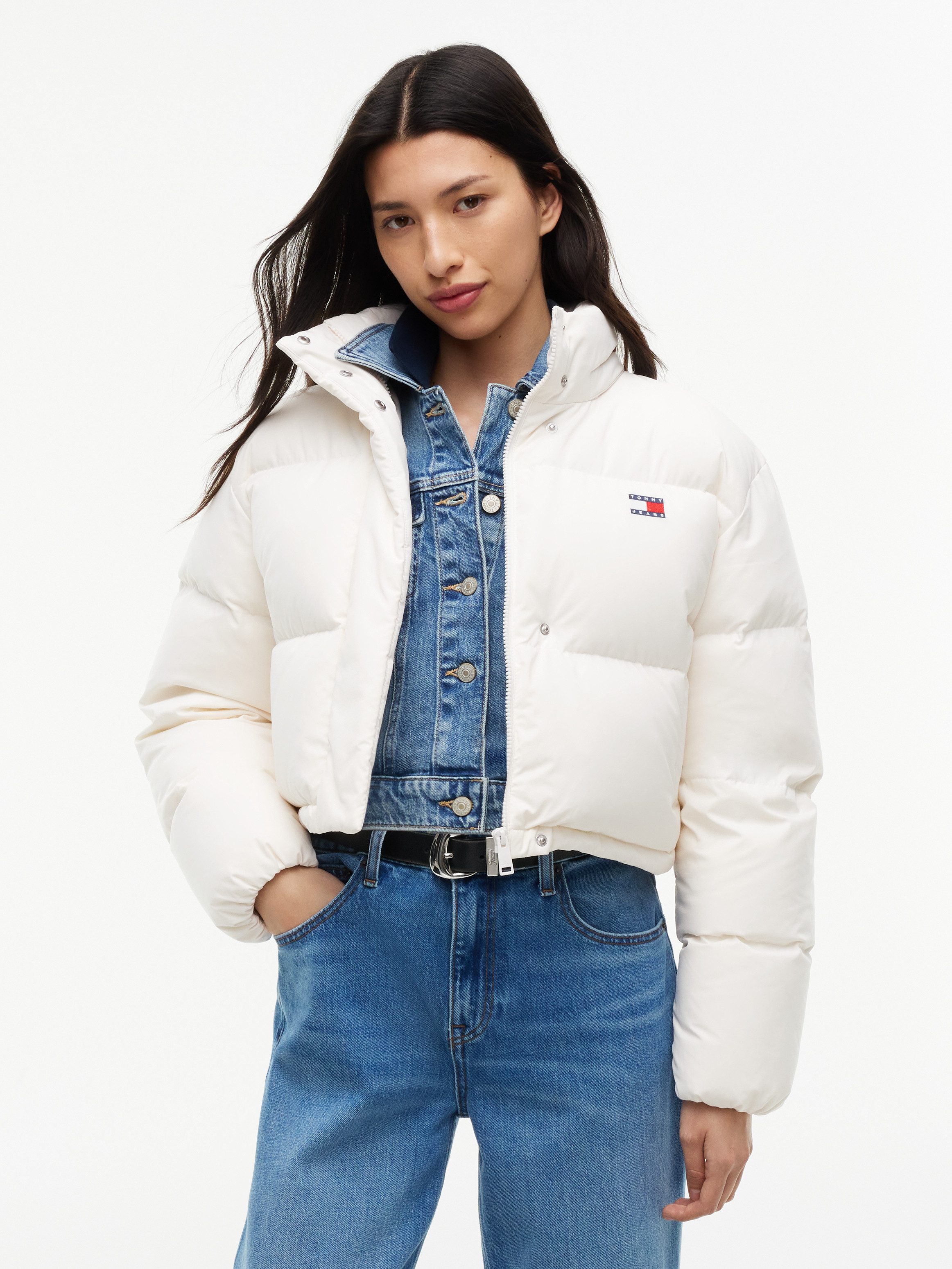 Tommy Jeans Steppjacke TJW CRP ALASKA PUFFER EXT Kunstfaser