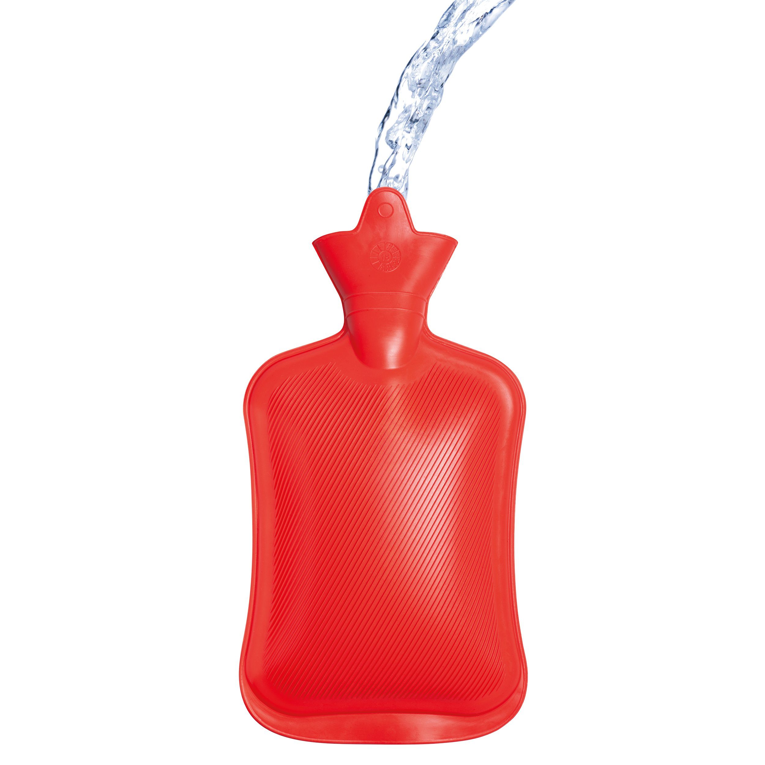 Wärmflasche Wärmflasche 2 Liter Rot 31,5x18,5cm