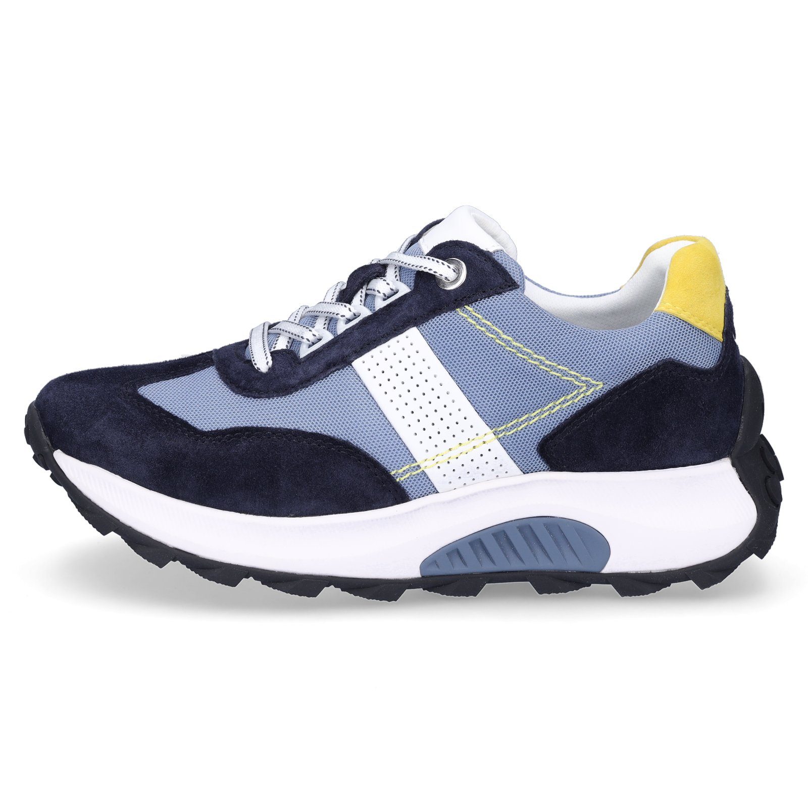 Gabor Sneaker 36) (marine/azur/white/yellow Gabor / Sneaker Mehrfarbig Damen blau