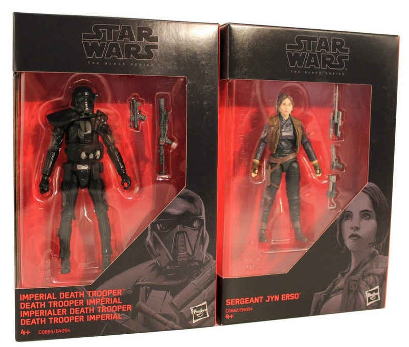 Star Wars Actionfigur Star Wars The Black Series Jyn Erso & Death Troope, (2-tlg., Sergeant Jyn Erso und ein Imperial Death Trooper)