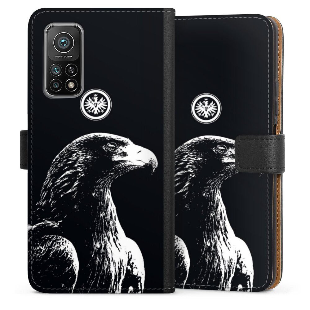 DeinDesign Handyhülle Eintracht Frankfurt Offizielles Lizenzprodukt Attila SGE Attila, Xiaomi Mi 10T Pro 5G Hülle Flip Case Klapphülle Handytasche Leder