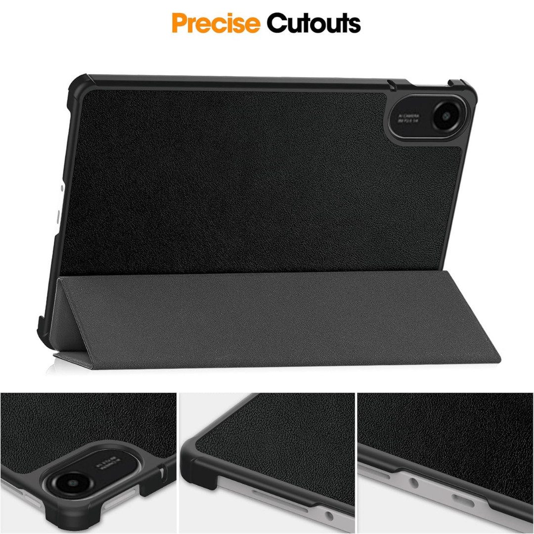 SmartUP Tablet-Hülle für Xiaomi Redmi Pad 2 Tasche Smart Cover Case Klapphülle Schutzglas 11 Zoll, integrierte Standfunktion, integrierter Magnetverschluss – Bild 5 von 5