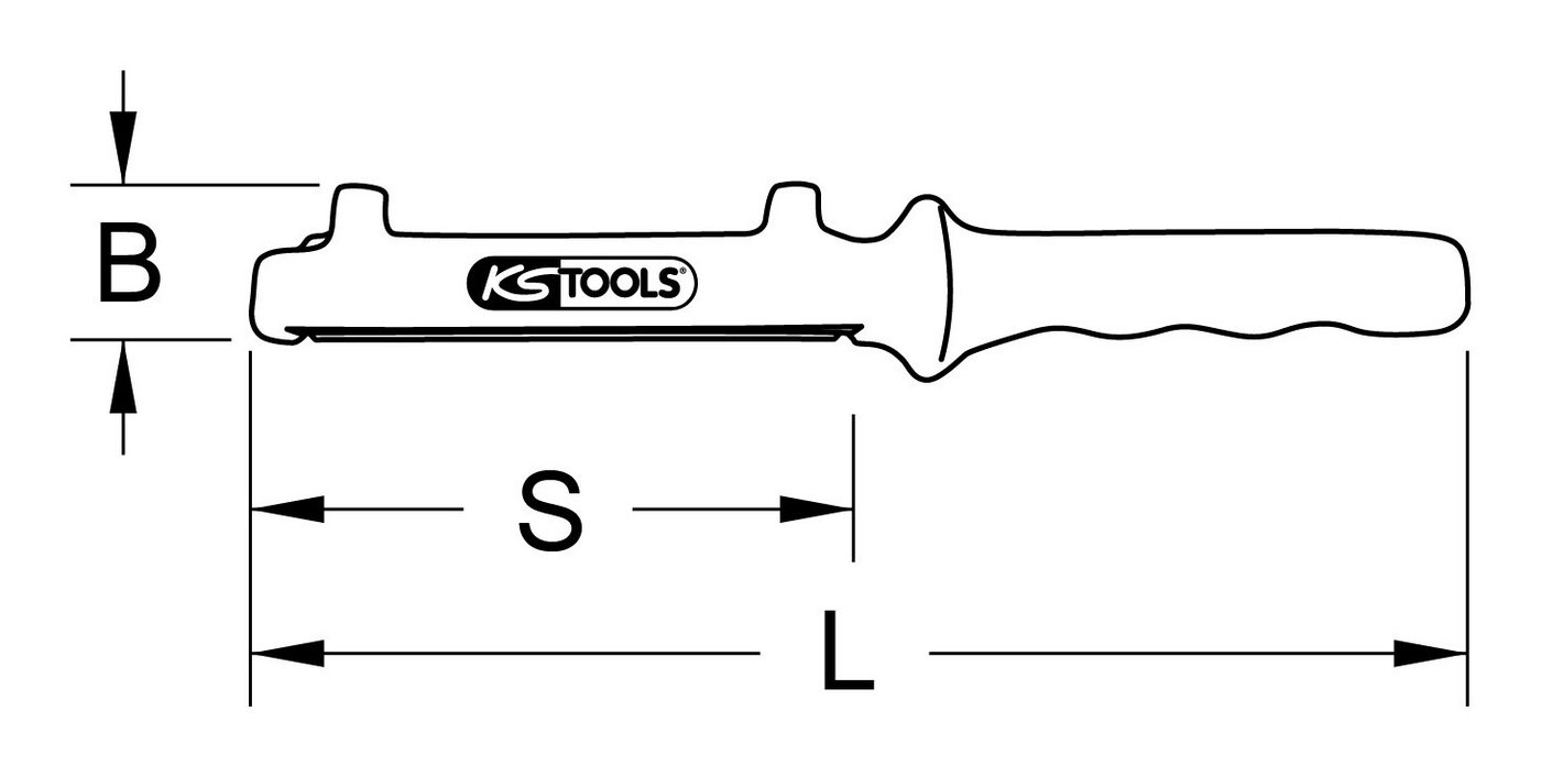 Thumbnail - KS Tools Kabelmesser, Kabelmantelsäge mit Schutzisolierung, 330 mm