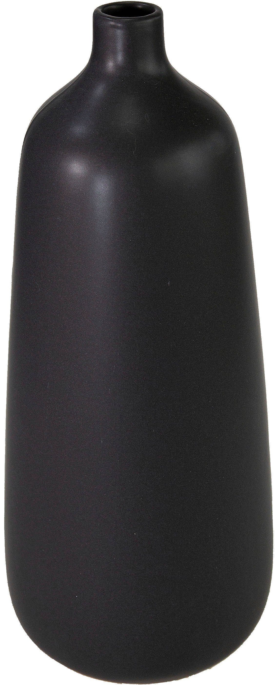 Kila, aus (1 Flaschen-Vase andas Porzellan, matt St), Tischvase cm 31,5 ca. Höhe