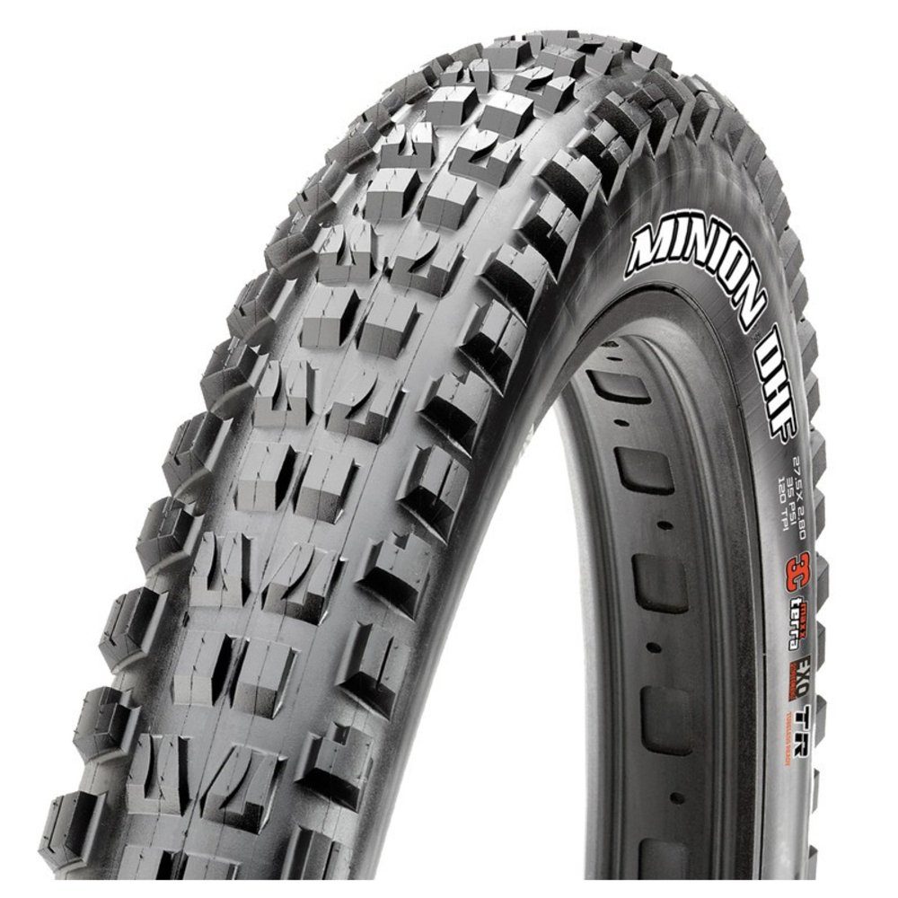Maxxis Fahrradreifen Шины Minion DHF+ TLR faltbar 27.5x2.80" 71-584 schw EXO+ 3C MaxxTerr