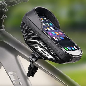 MidGard Fahrradtasche Multifunktions-Fahrrad-Rahmentasche, Lenkertasche Smartphone-Halterung