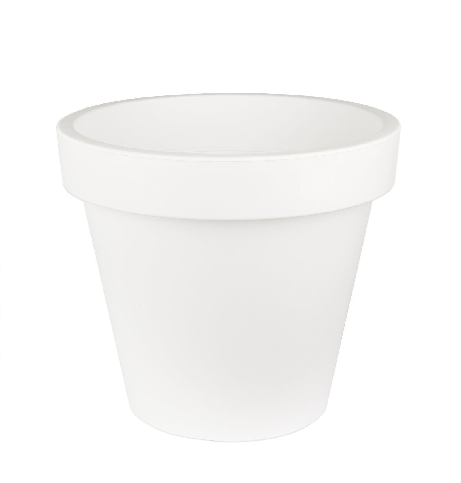 BigDean Blumentopf Ø 50 cm Weiß Pflanztopf Containertopf übertopf Pflanzkübel rund (1 St). Reduzierter Preis € 23,68. Unverbindliche Preisempfehlung € 28,59