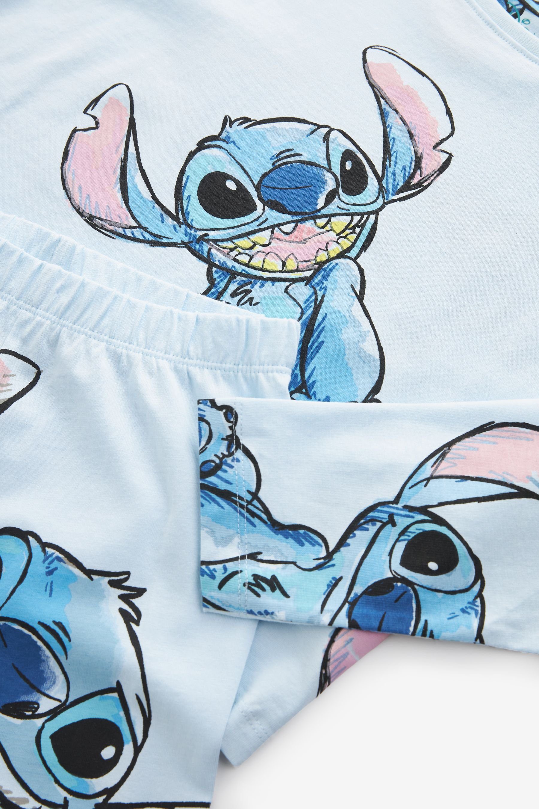 Lizenzierter Disney Pyjama Schlafanzug tlg) Stitch Next (2