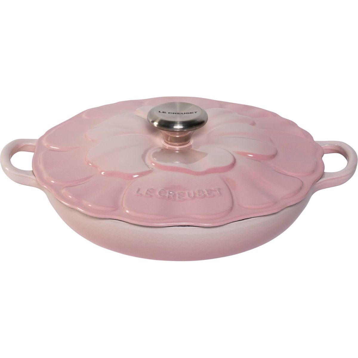 LE CREUSET Kochtopf Gourmet-Profitopf Blume 26 cm shell