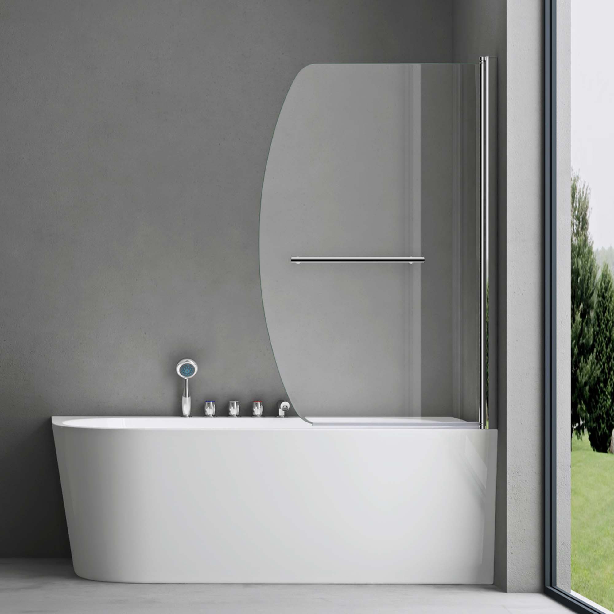 doporro Badewannenaufsatz Duschwand Badewanne Cor112 6mm günstig online kaufen