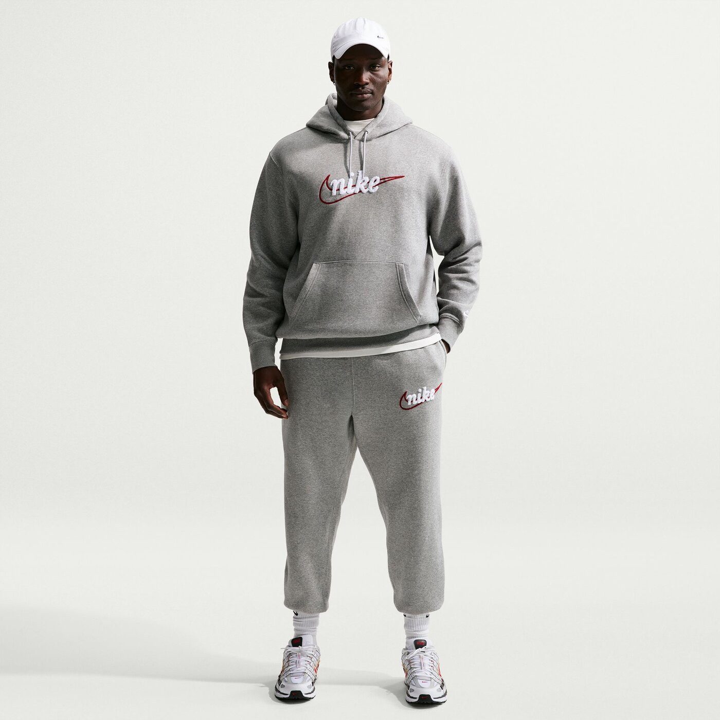 Nike Sporthose M NK CLUB BB JGGR CTB DK GREY HEATHER/LT SMOKE GREY/ – Bild 4 von 5