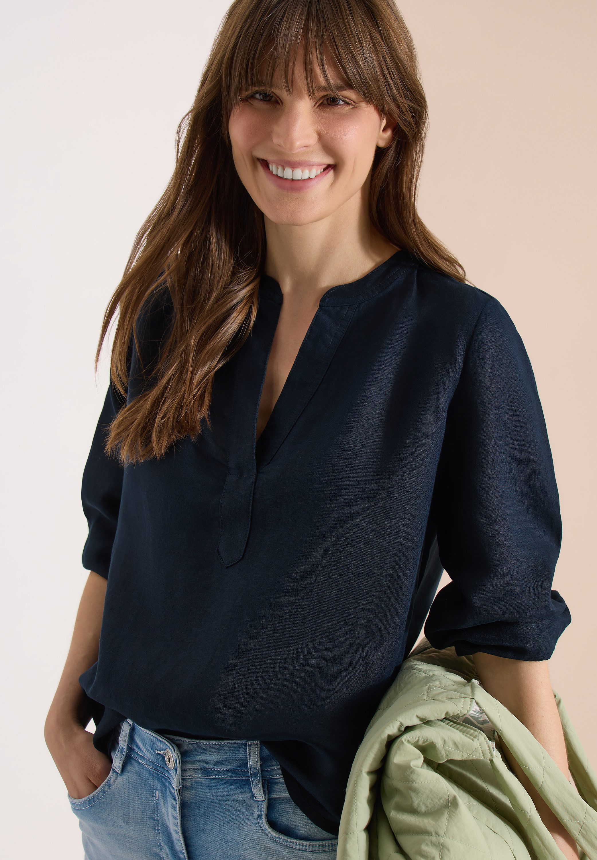 CECIL Shirtbluse aus Leinen