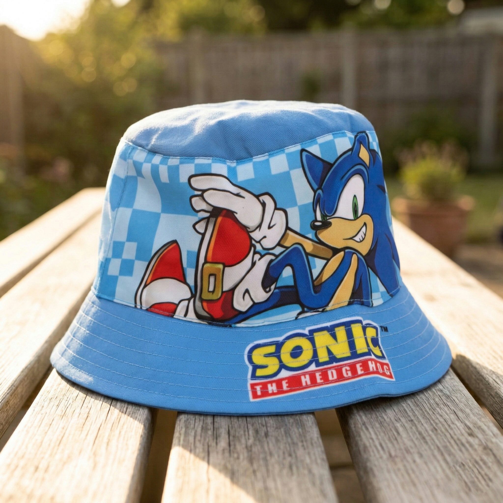 Sonic The Hedgehog Fischerhut Sonic The Hedghog Kinder Jungen Fischermütze Fischerhut Hut Gr. 54