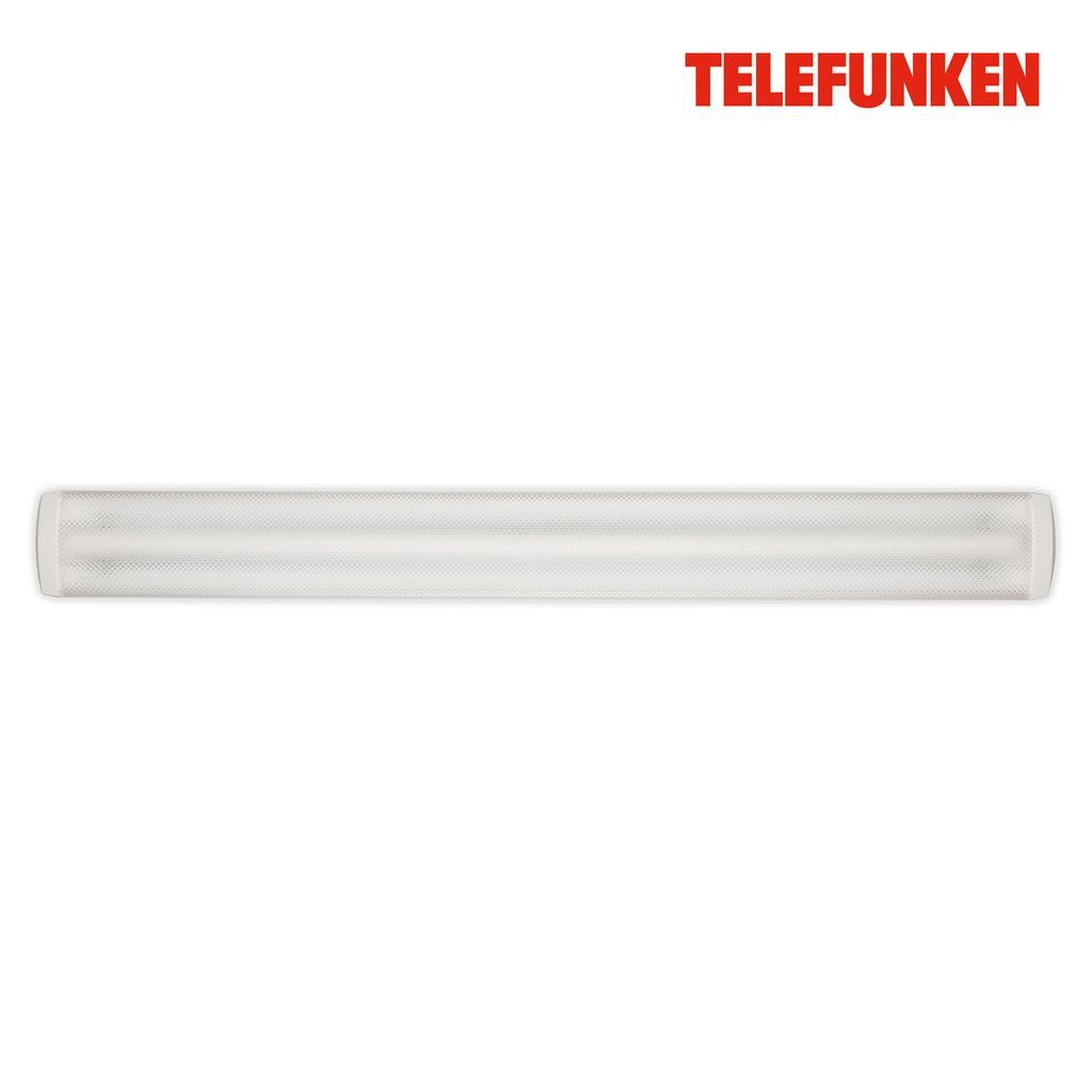 Telefunken LED Deckenleuchte 202406TF, LED fest integriert, 2700K - Extra-Warmweiß, Deckenleuchte 30W 3680lm 5000K 128,2x13,7x5cm