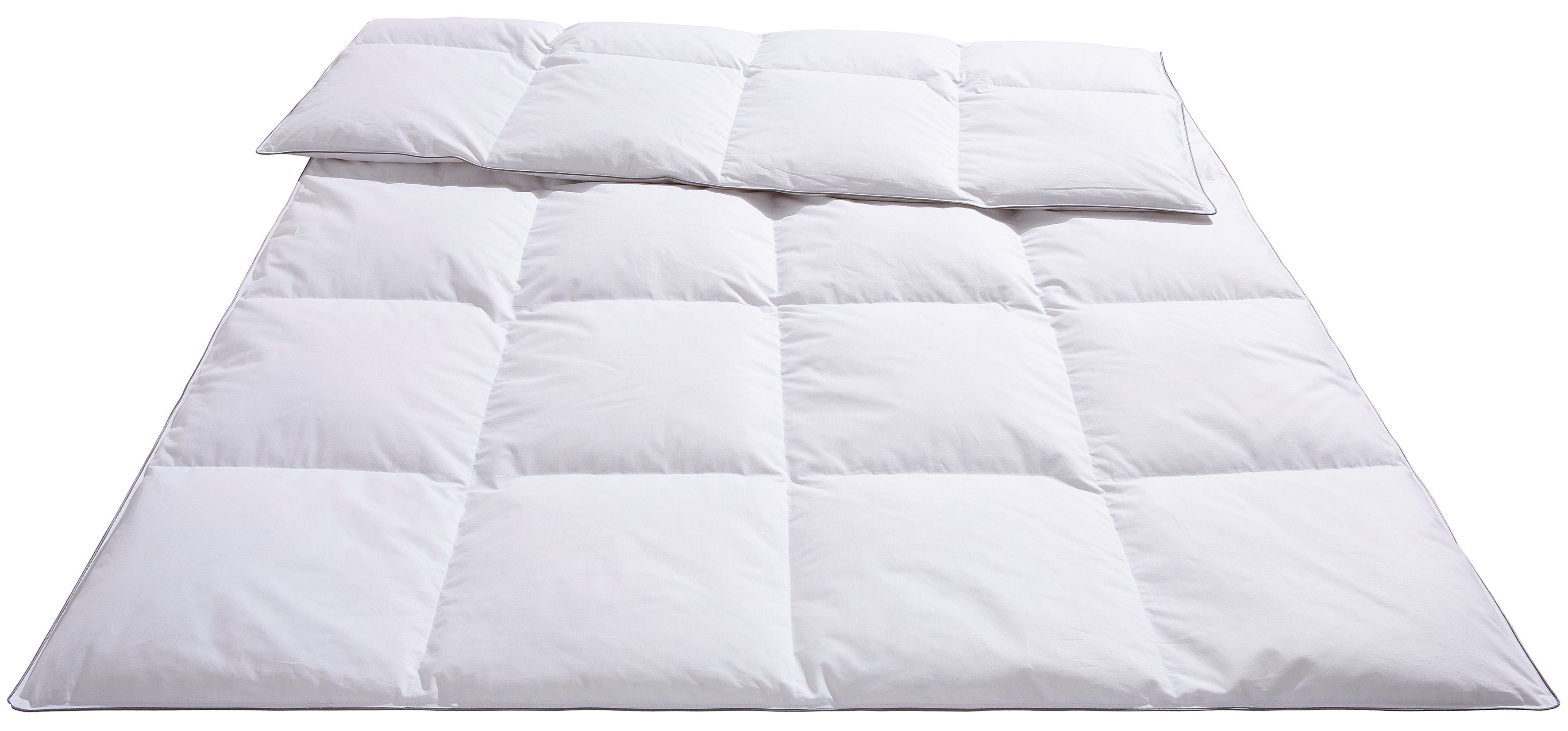 OTTO home Daunenbettdecke Sorsele, Bettdecke 135x200 cm, 155x220 cm und weitere Größen, Füllung: 60% Daunen & 40% Federn, Bezug: Baumwolle, Bettdecken, Sommer,  – Bild 2 von 5