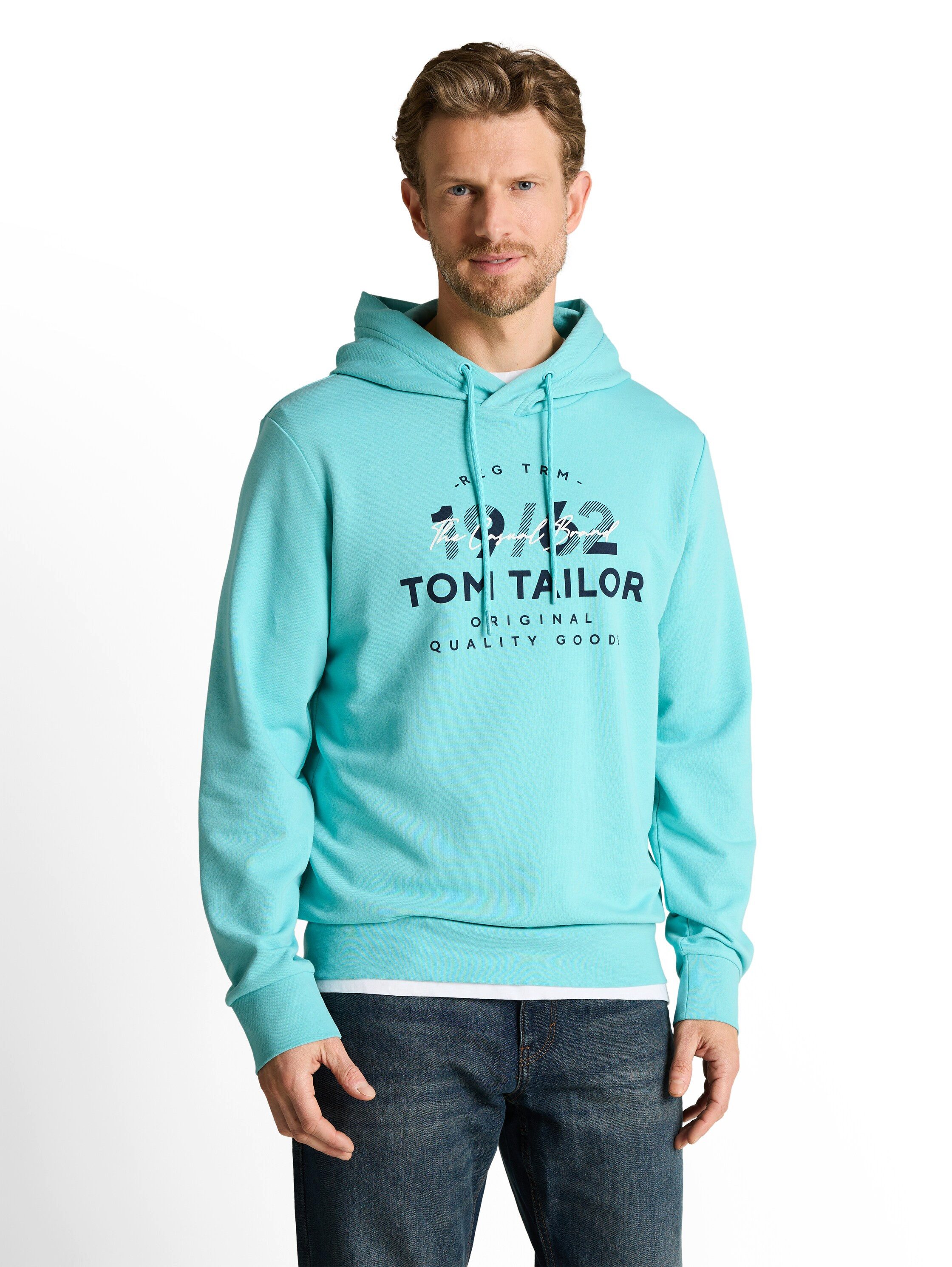TOM TAILOR Kapuzensweatshirt mit Frontprint günstig online kaufen