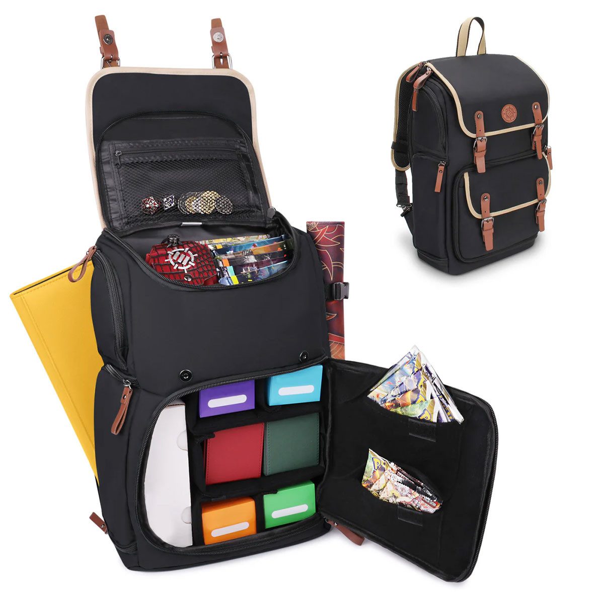 ENHANCE Reisetasche Trading Card Backpack Designer Edition Black Rucksack TCG