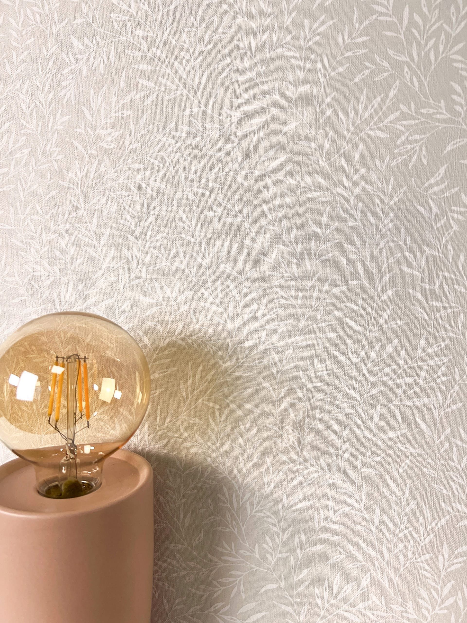 Newroom Vliestapete, Beige Tapete Floral Zweige - Vintage Blumentapete Weiß günstig online kaufen