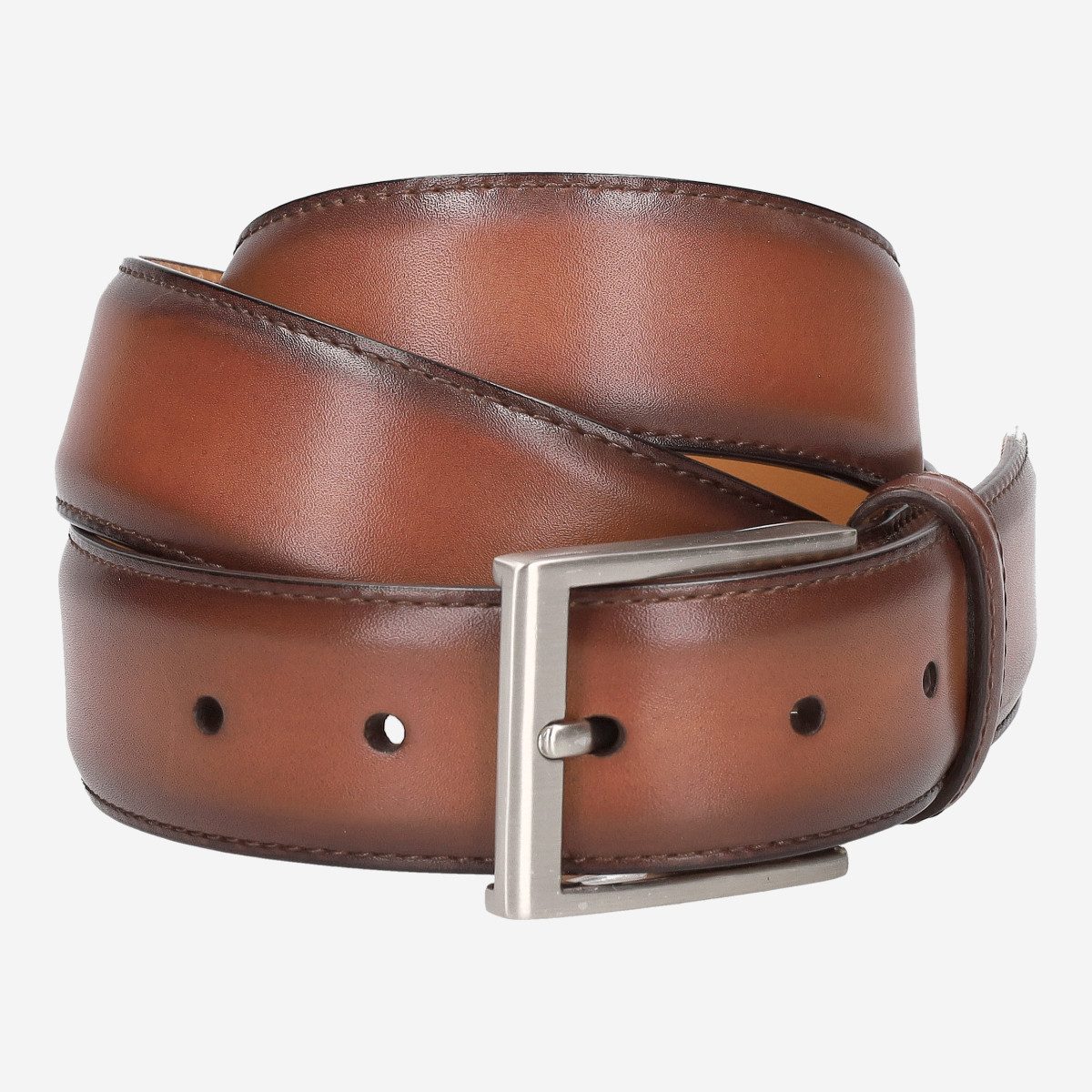 Ledergürtel Magnanni 1078 Wind Medium Conac, Gürtel, Cognac / Braun