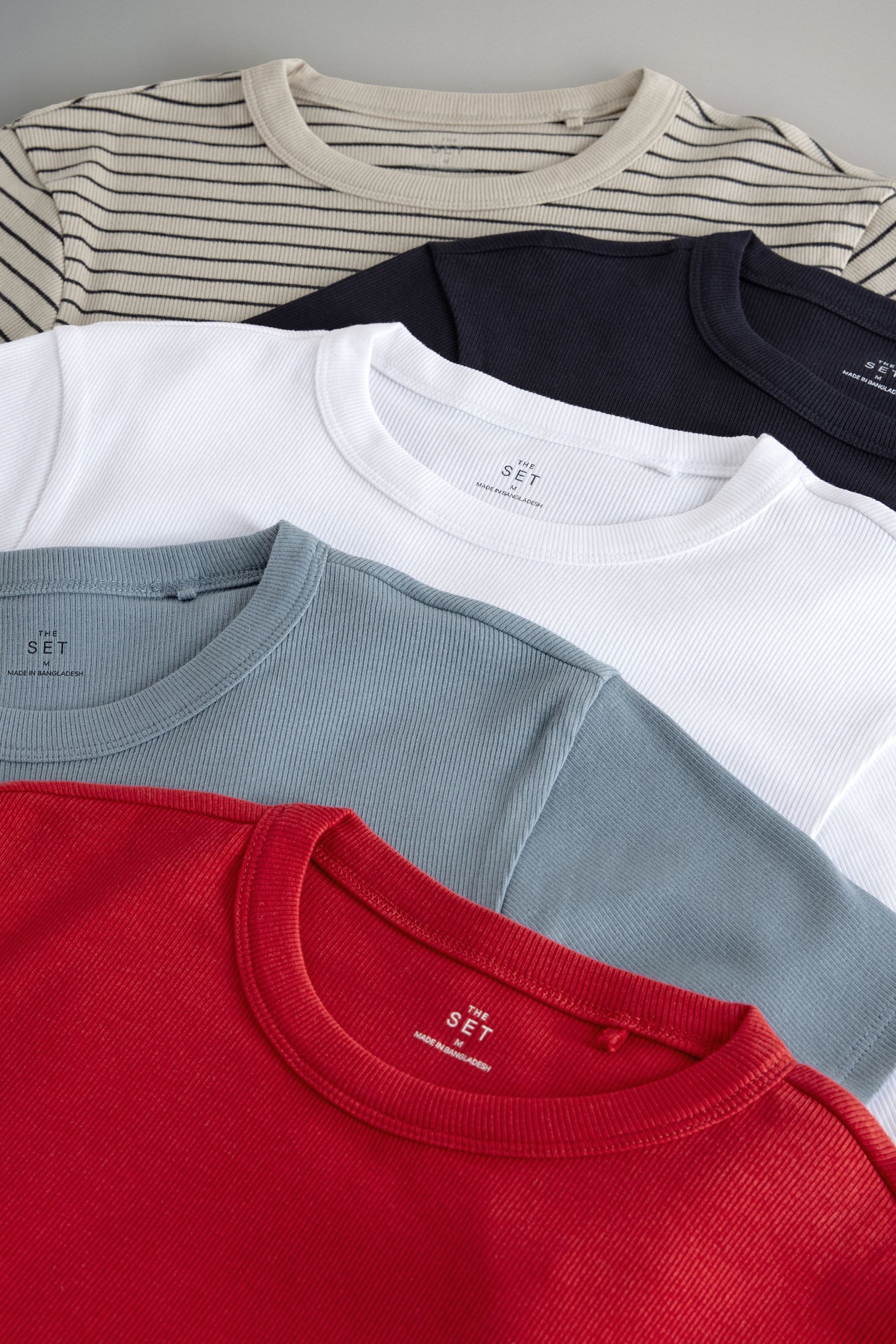 The Set T-Shirt 5er-Pack The Set günstig online kaufen