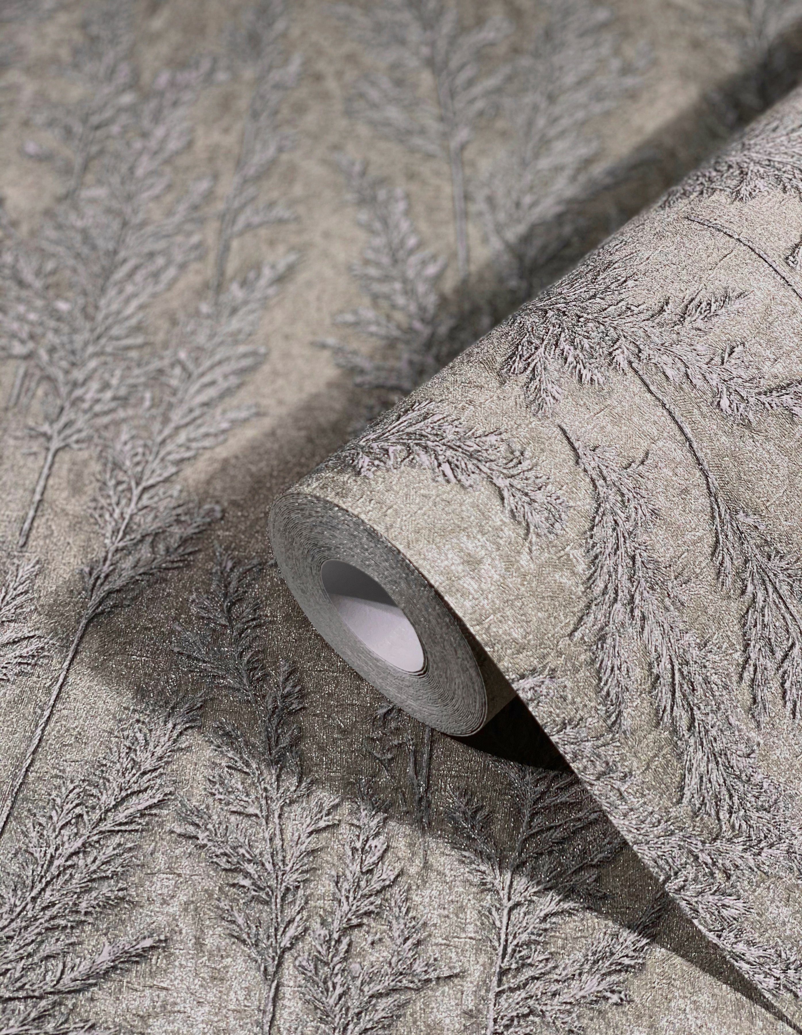 Marburg Vliestapete, Wald, botanisch, floral, (1 St), moderne Tapete für Wohnzimmer Schlafzimmer Küche