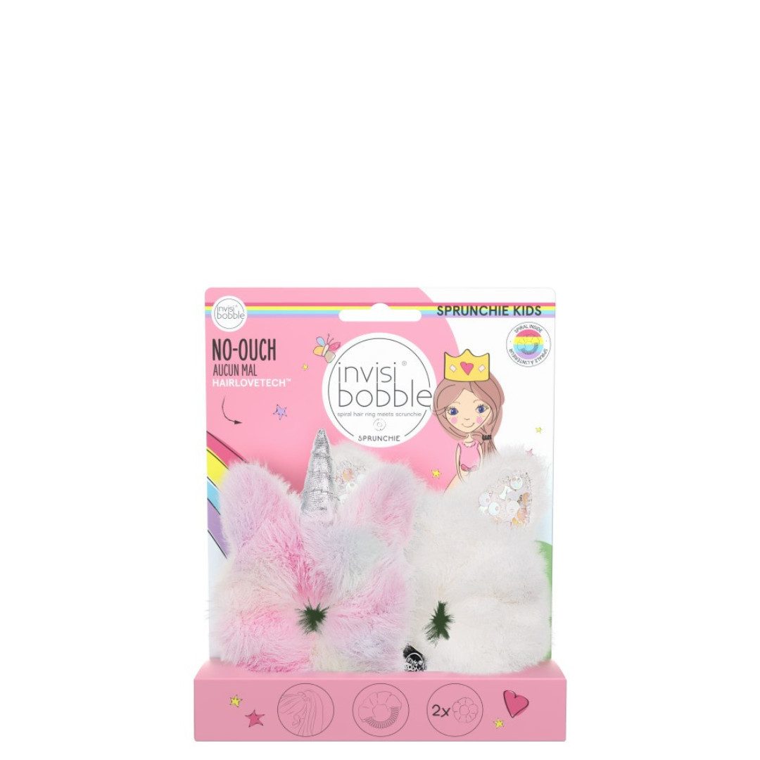 invisibobble Spiral-Haargummi Kids Sprunchie Bunnycorn, 2-tlg.