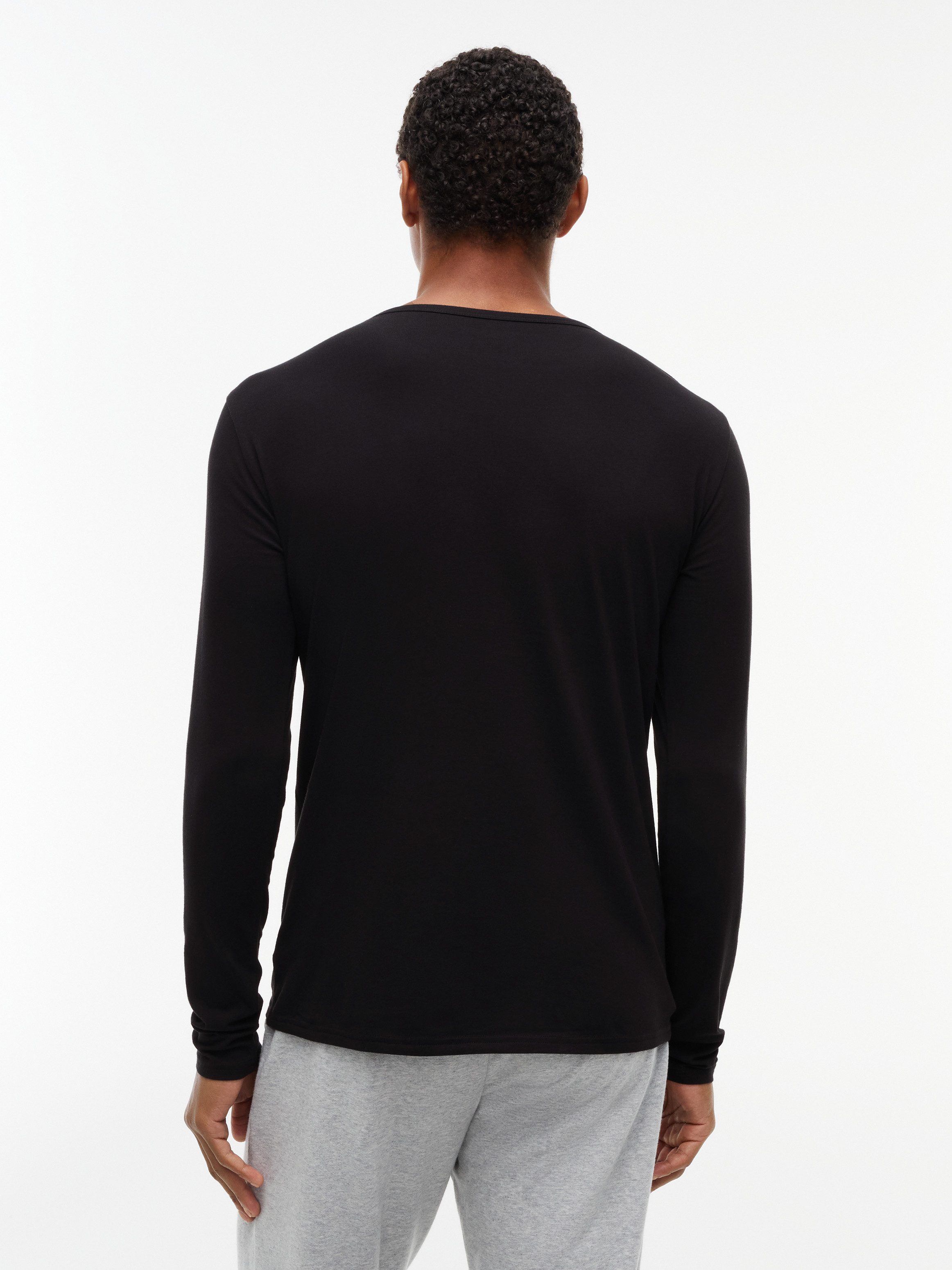 Tommy Hilfiger Underwear T-Shirt 3P LS Tee (Packung, 3er-Pack) mit Markenlabel