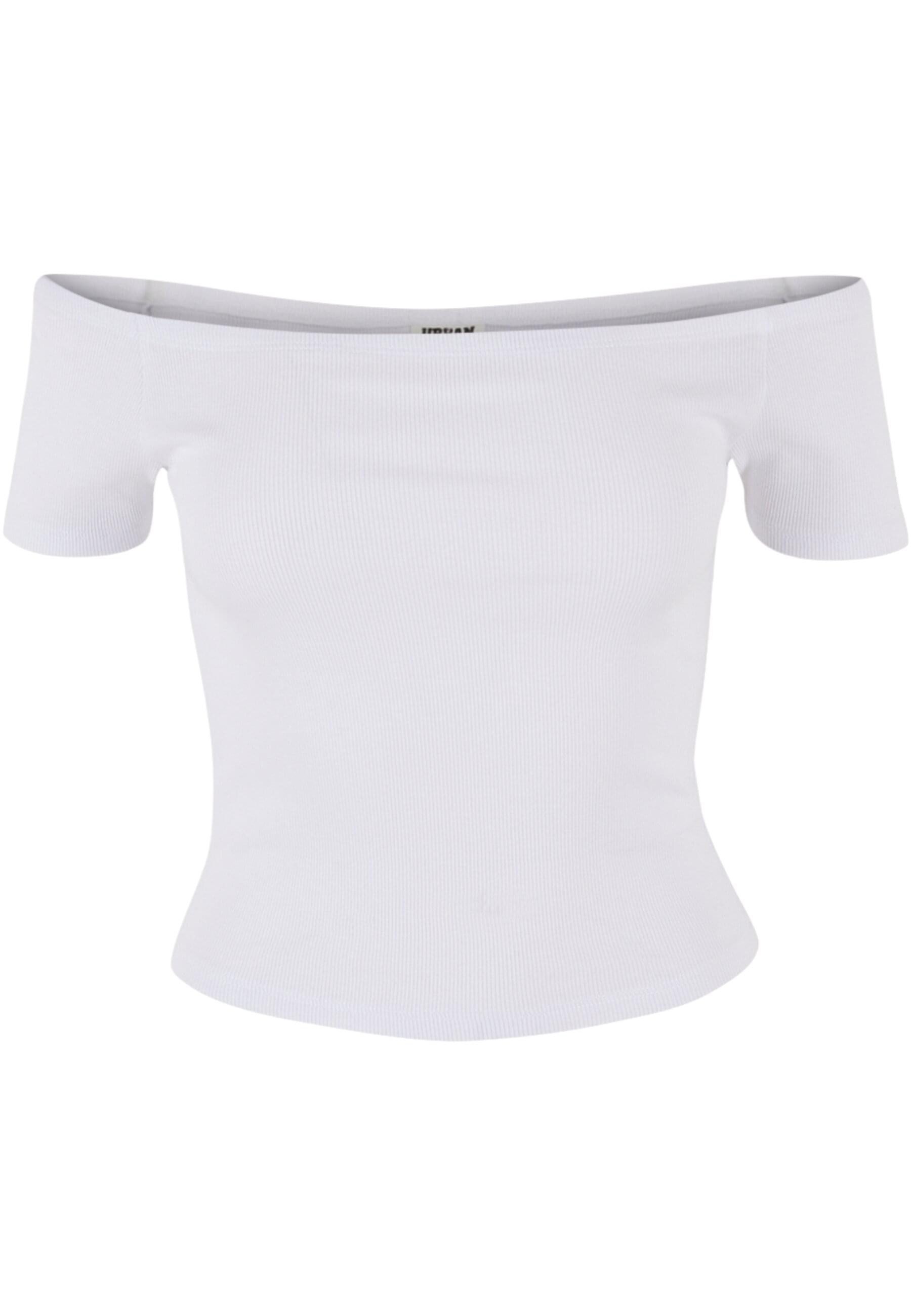 URBAN CLASSICS T-Shirt Urban Classics Damen Ladies Organic Off Shoulder Rib günstig online kaufen