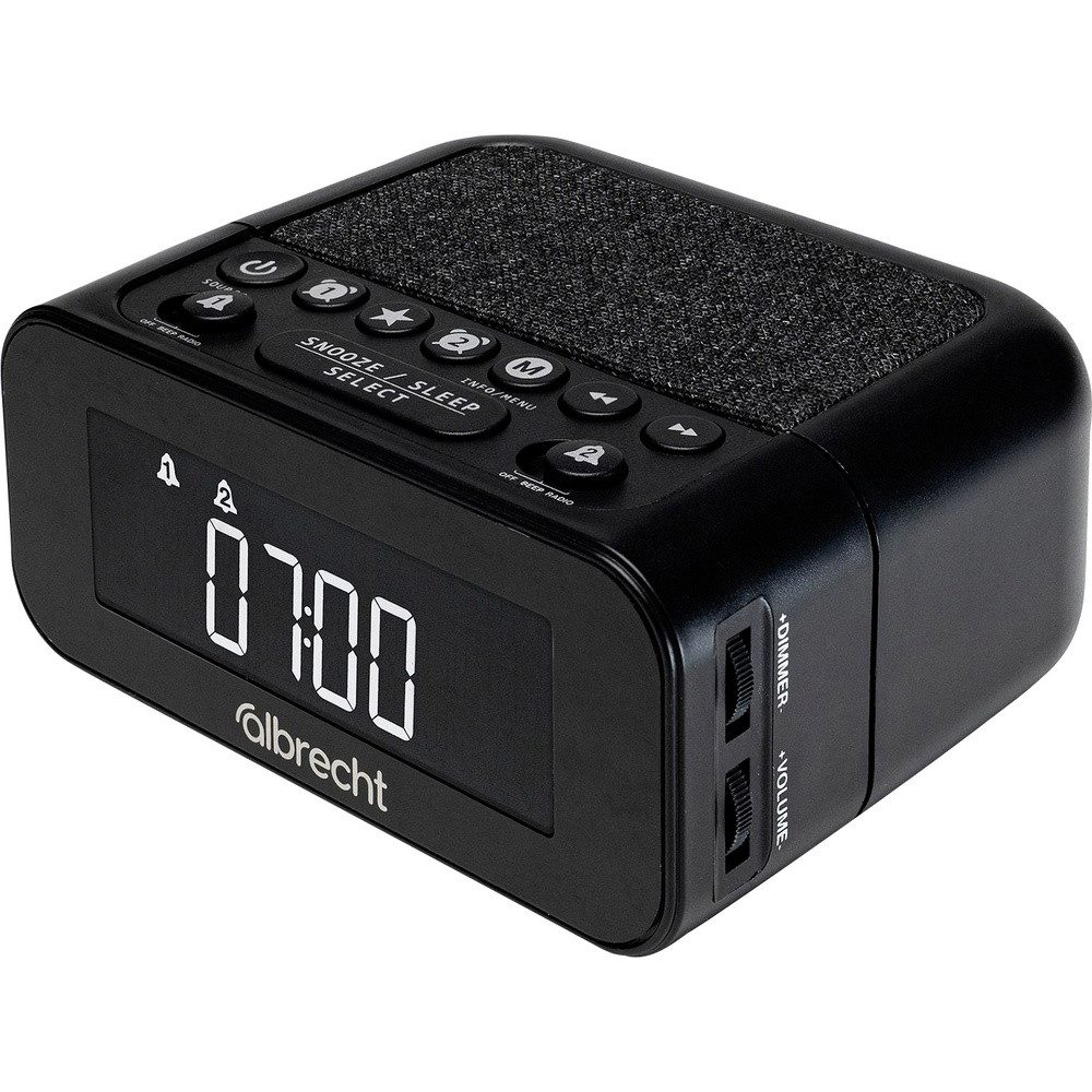 Albrecht Albrecht DR 451 Radiowecker DAB+, UKW Weckfunktion Schwarz Radio