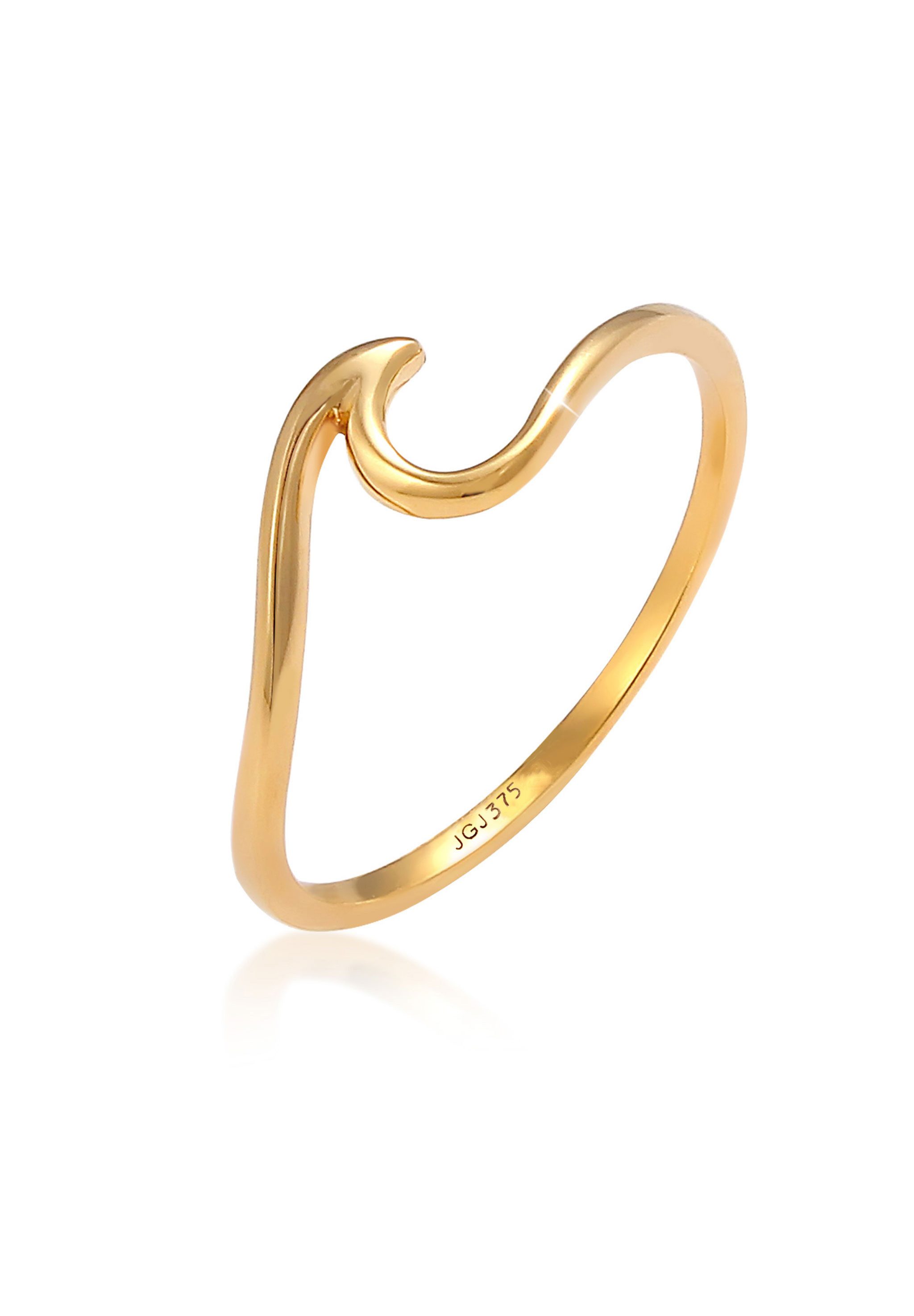 Elli Premium Fingerring Wellen Wave Strand günstig online kaufen