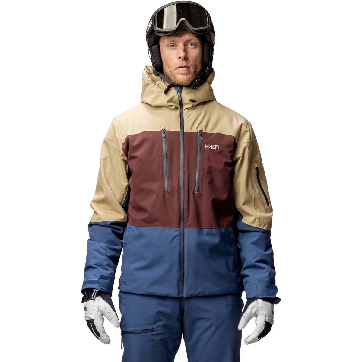 HALTI Skijacke Melvik M DX Ski Jacket Perfekte Skijacke für Outdoor-Abenteuer mit nachhaltigen Materialien