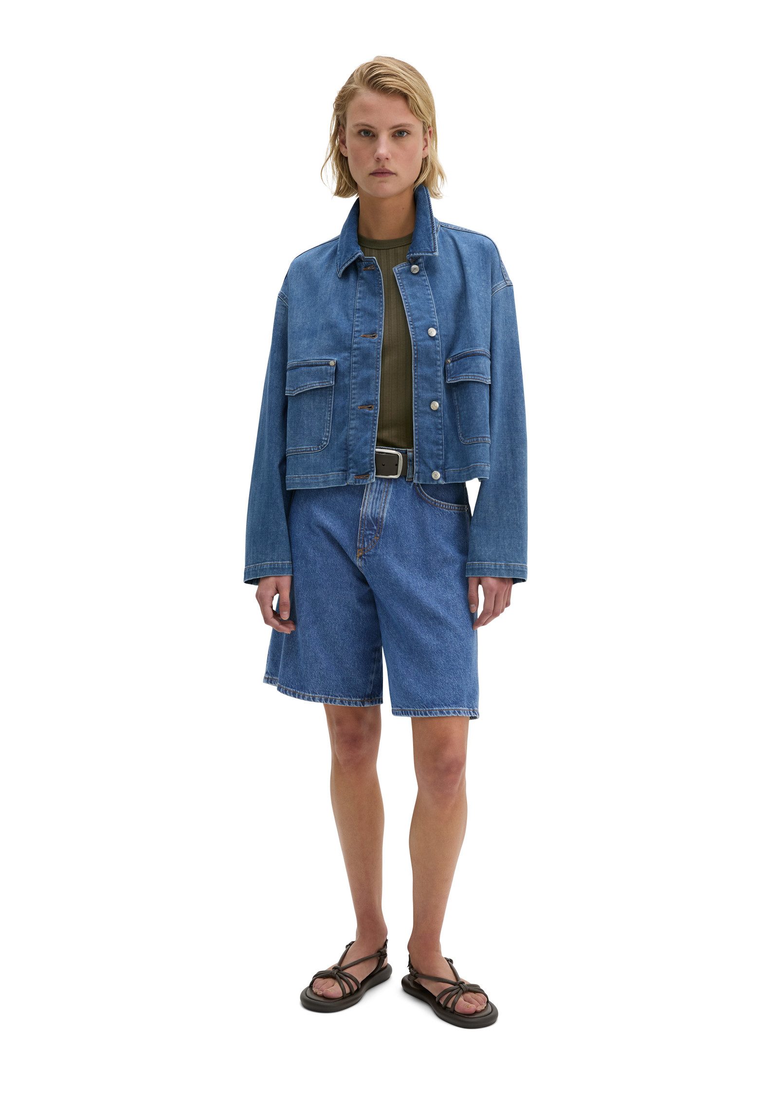 Marc O'Polo Jeansbluse aus Cashmere Touch Denim – Bild 5 von 5