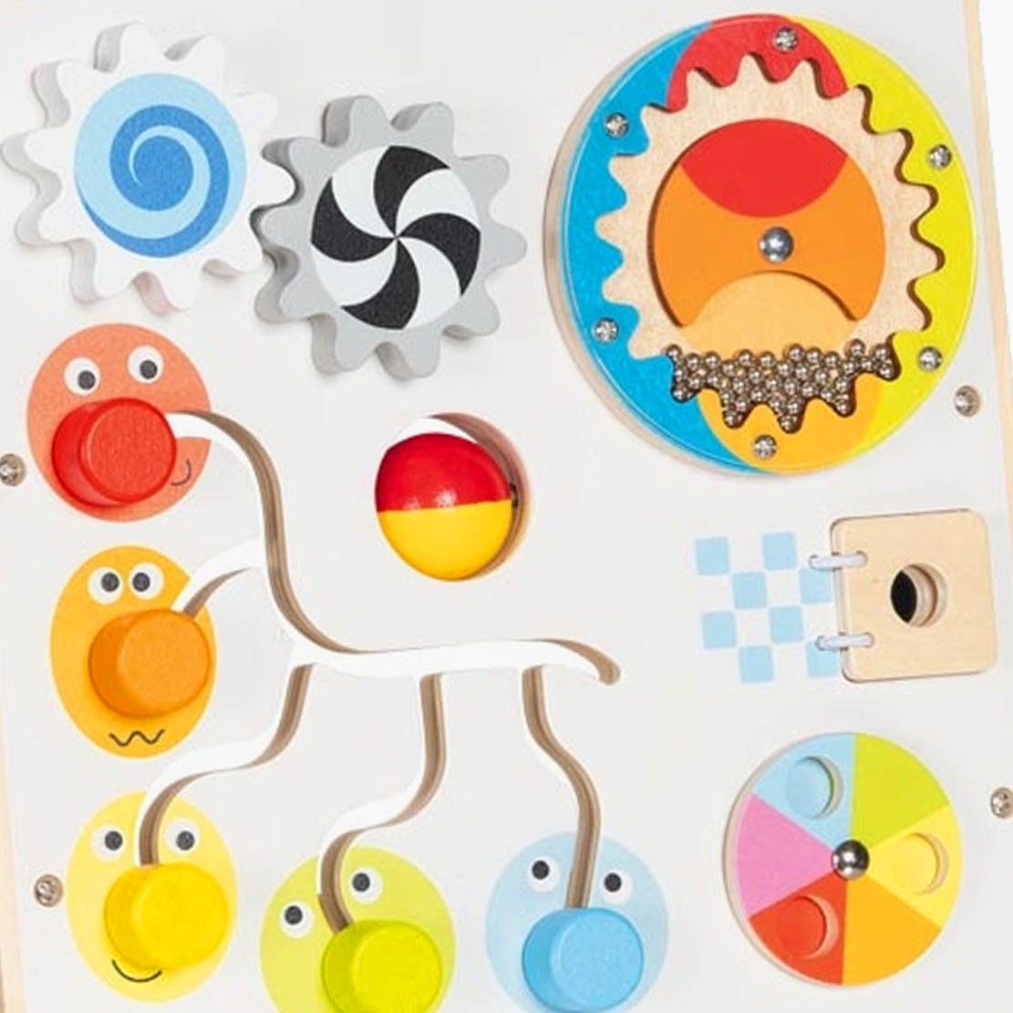 goki Lernspielzeug Activity- und Motorikboard (Packung, 1-St., set), ein Kind sinnvoll zu beschäftigen