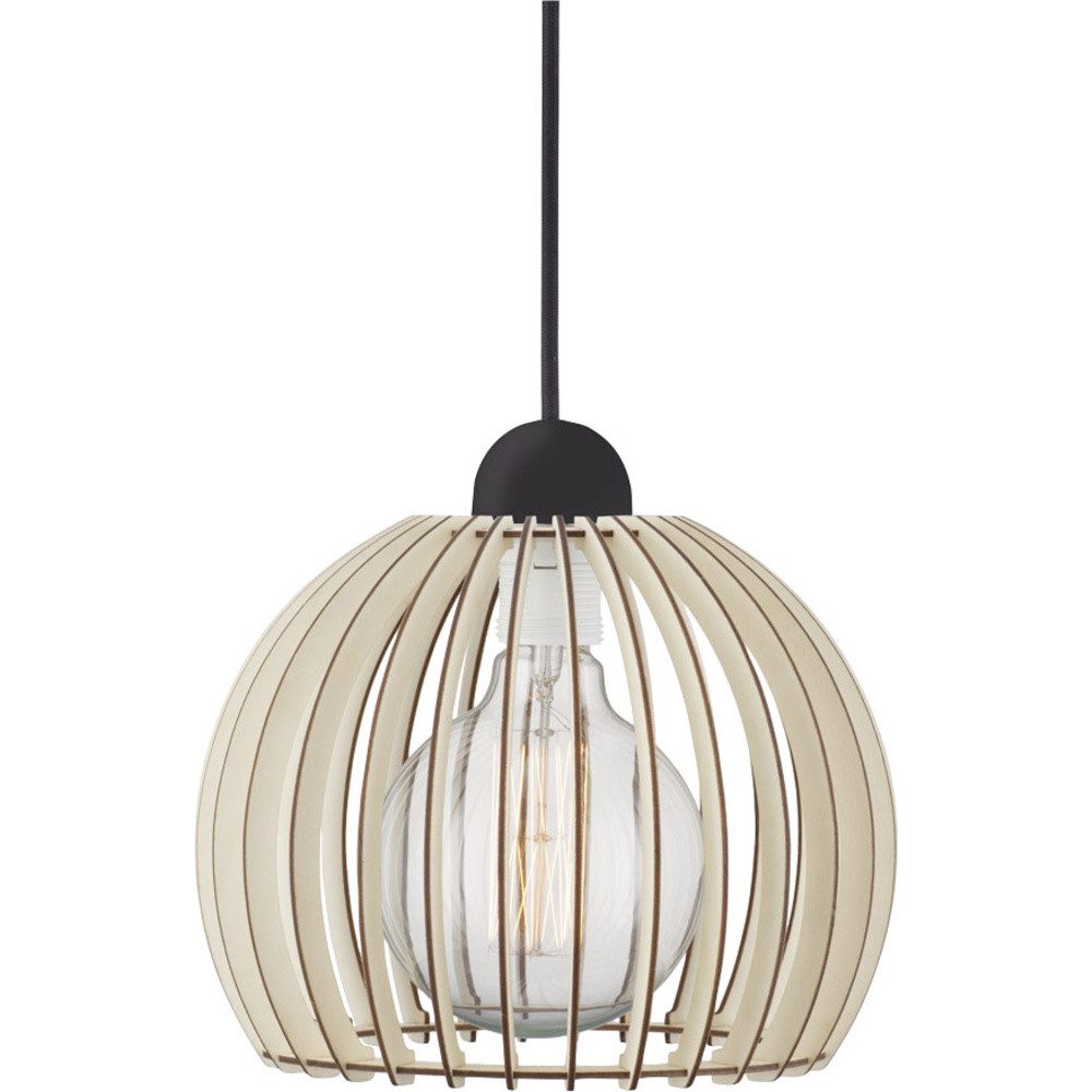 Nordlux Pendelleuchte Nordlux Chino 25 84823014 Pendelleuchte E27 60 W Holz