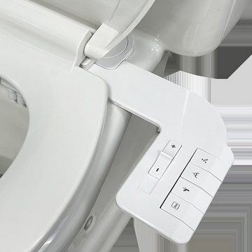 Welikera Bidet Bidet-Zubehör, ultradünn, geeignet für WC-Doppelsprühkopf-Zubehör