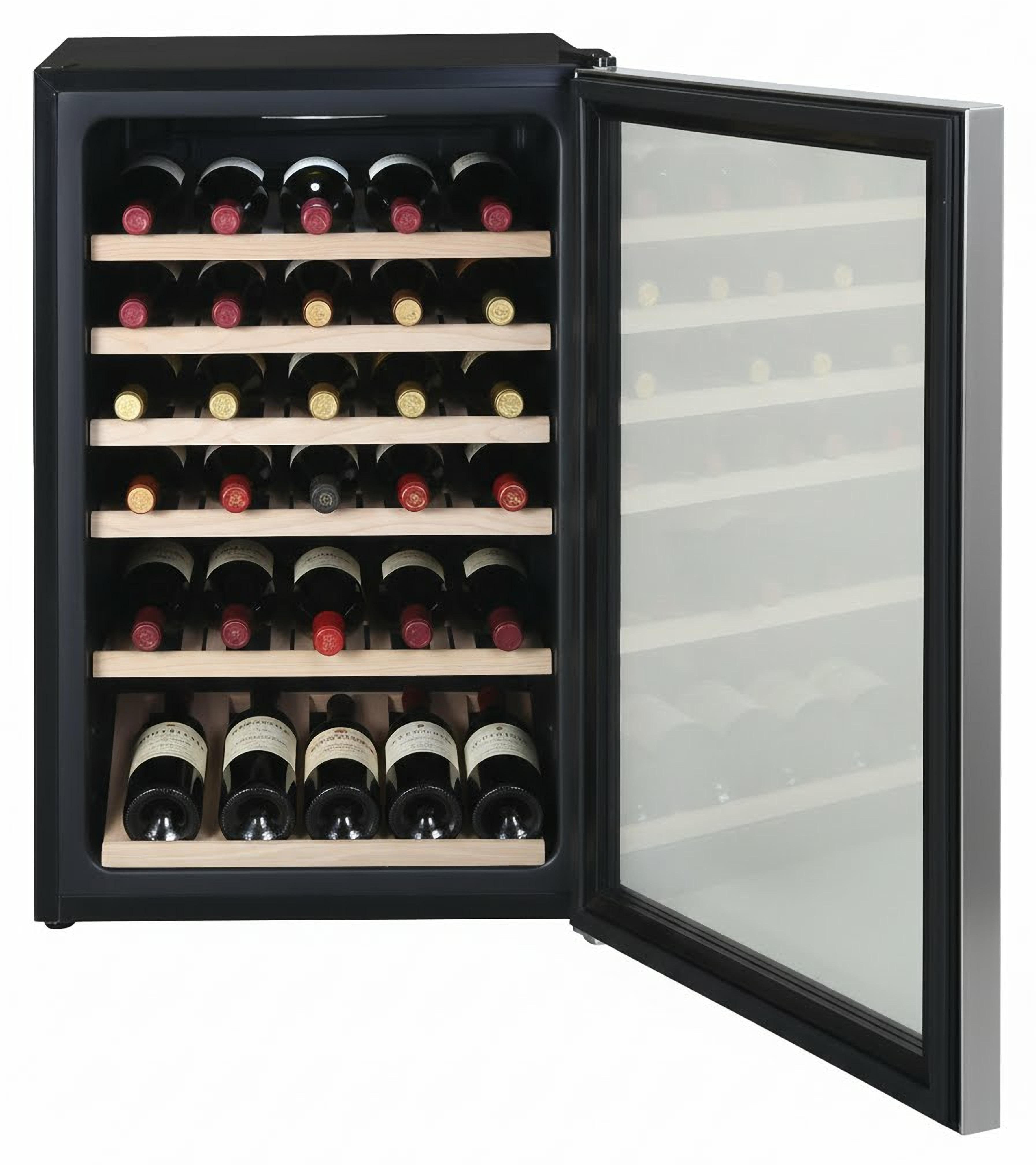 Hanseatic Weinkühlschrank HWC45FCBH, für 45 Standardflaschen á 0,75l,inkl. 3 Jahre Herstellergarantie – Bild 3 von 5