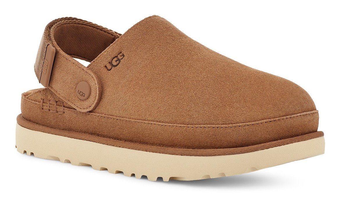 UGG Unisex W GOLDENSTAR CLOG Clog Homeslippers, Plateauschuh, Mule mit schw günstig online kaufen
