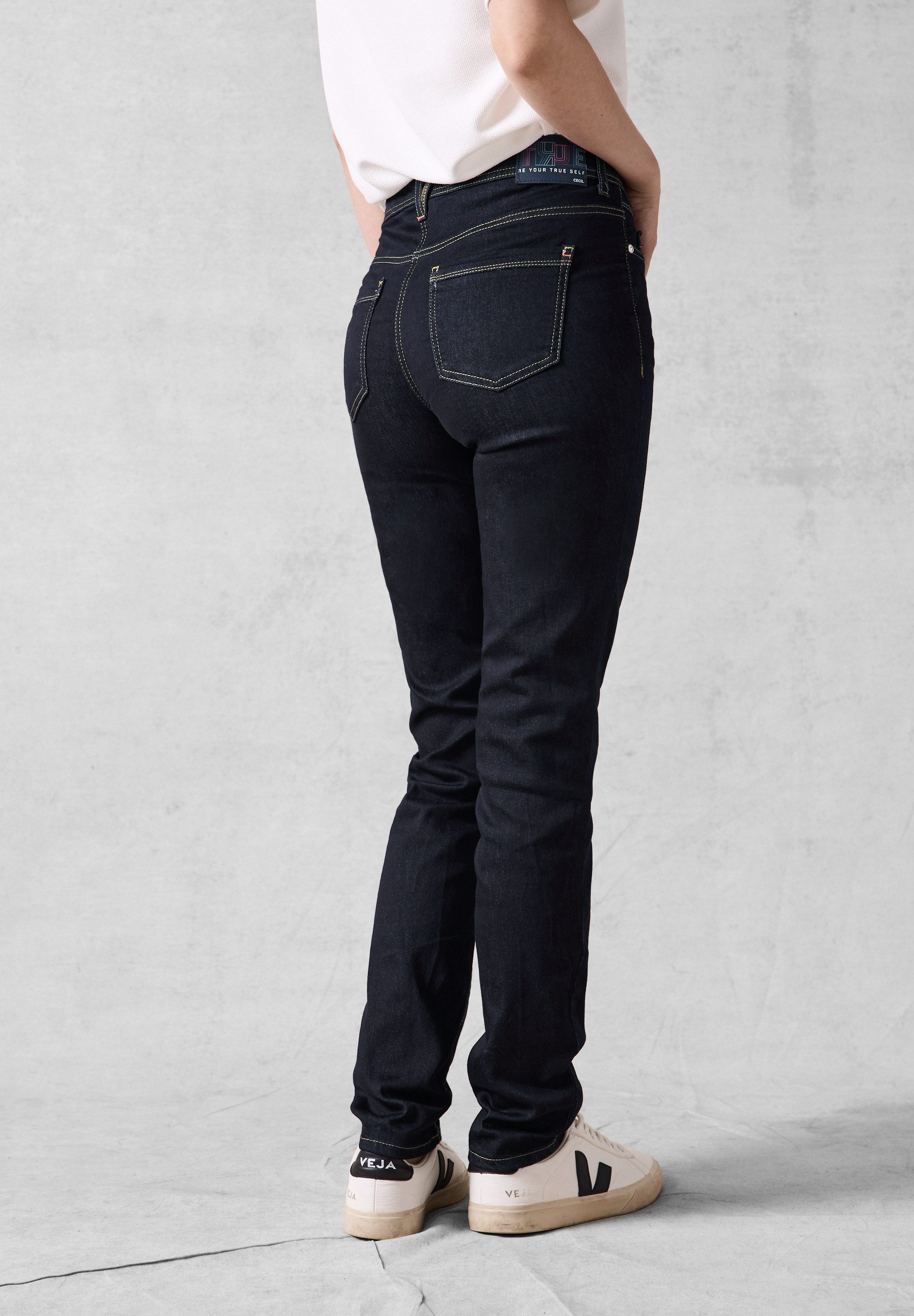 CECIL Comfort-fit-Jeans Middle Waist