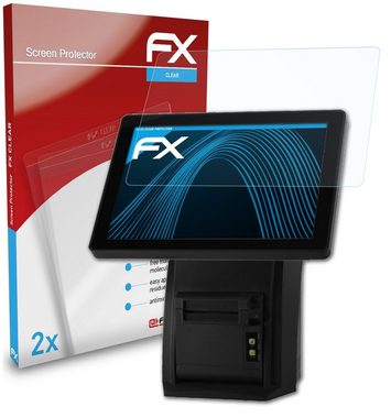atFoliX Schutzfolie Displayschutz für Zonerich ZQ-P1088 max, (2 Folien), Ultraklar und hartbeschichtet