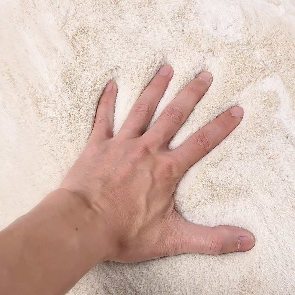 BTTO TEPP Hochflor-Teppich Fellteppich,Kunstfell,Weich,Hochflor Shaggy Tepp günstig online kaufen